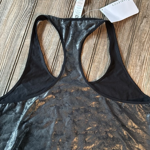 Fabletics Eiffel Tank Charcoal Petal Print Size Large NWT - Picture 4 of 7